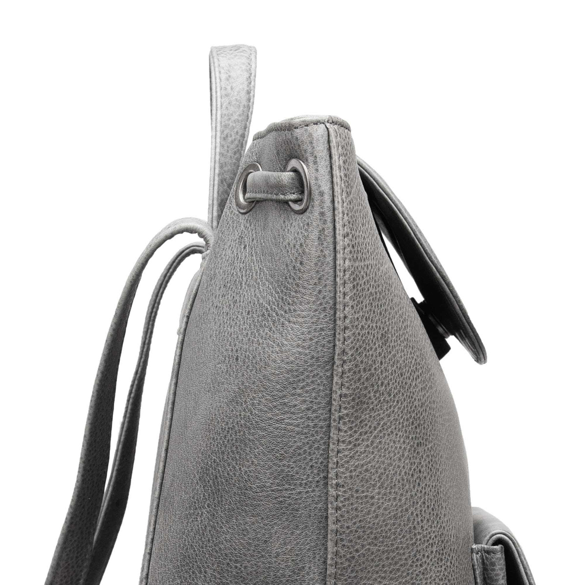 Рюкзак Dr.Koffer из натуральной кожи серый