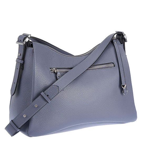 Женская сумка Dr. Koffer из натуральной кожи серая