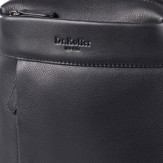 Рюкзак Dr.Koffer из натуральной кожи черный