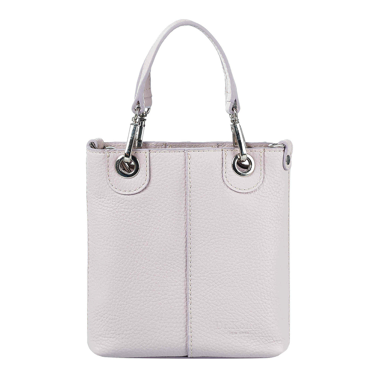 Женская сумка Dr. Koffer из натуральной кожи светло-розовая