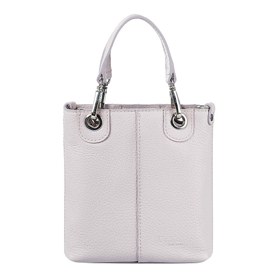 Женская сумка Dr. Koffer из натуральной кожи светло-розовая