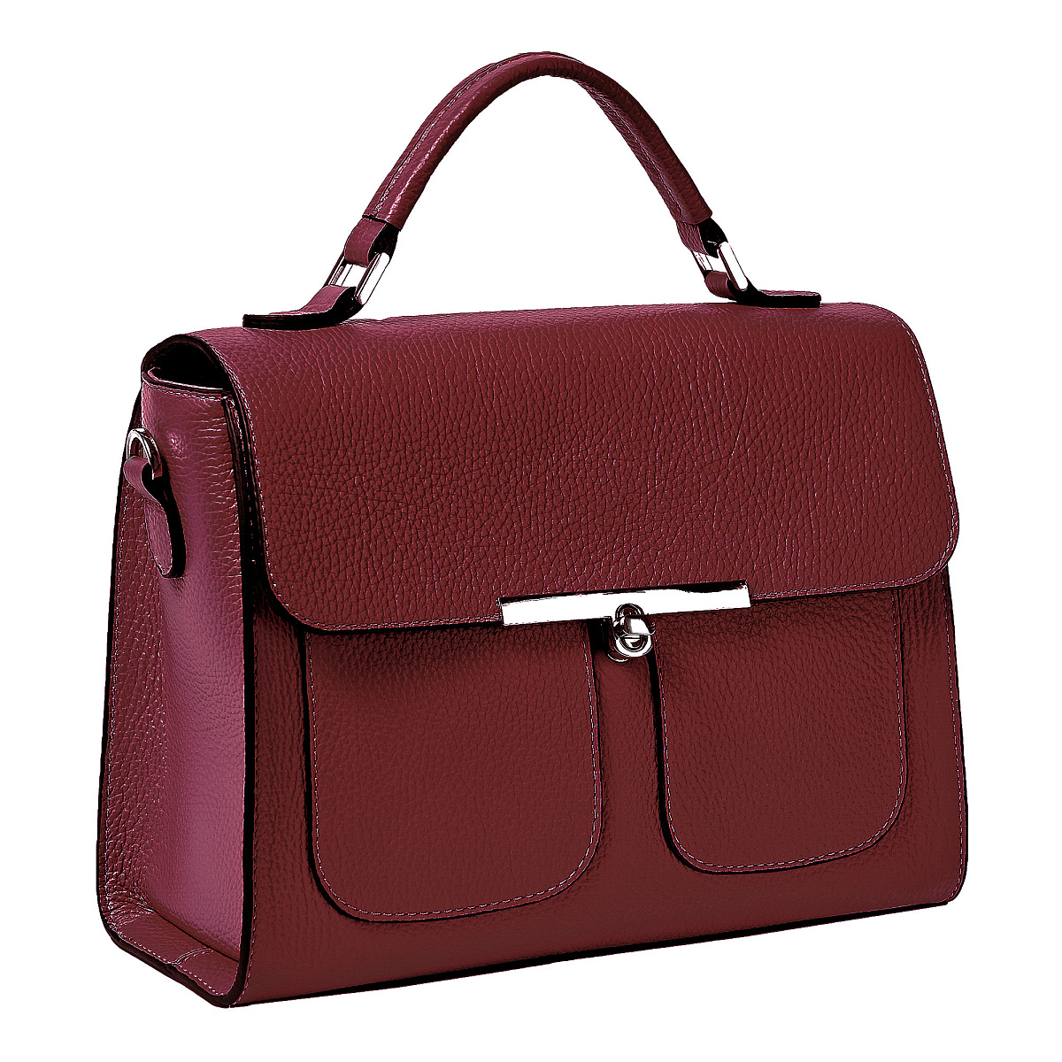 Бордовый сэтчел Dr. Koffer 5660S-03