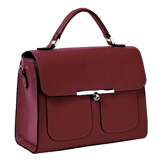 Бордовый сэтчел Dr. Koffer 5660S-03