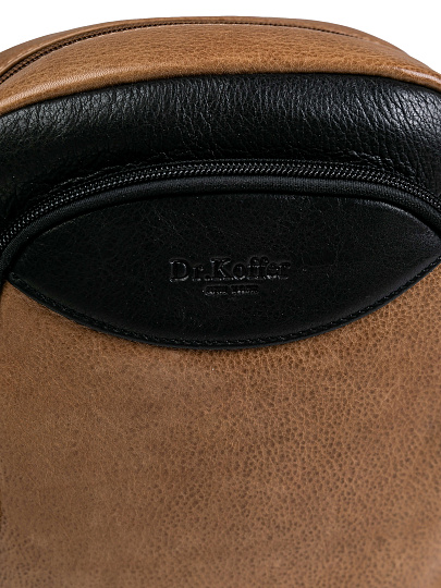 Сумка через плечо Dr.Koffer из натуральной кожи зеленая