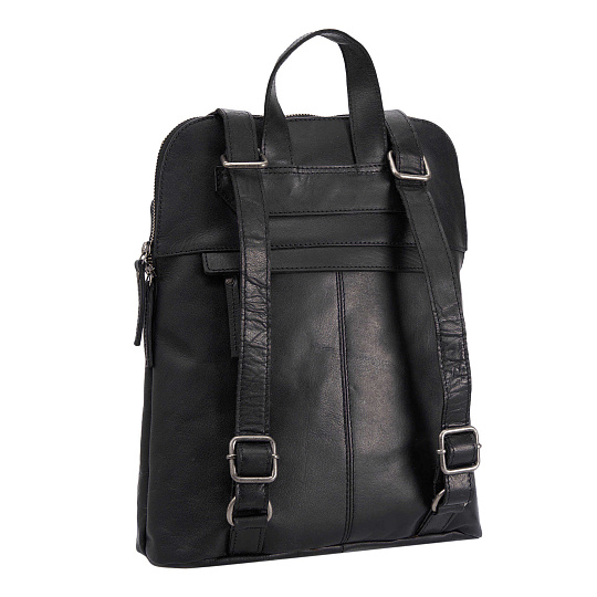 Рюкзак Dr.Koffer из натуральной кожи черный