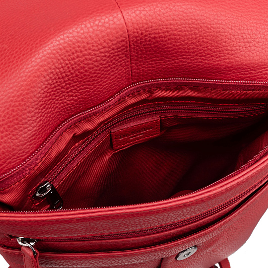 Рюкзак Dr.Koffer из натуральной кожи красный