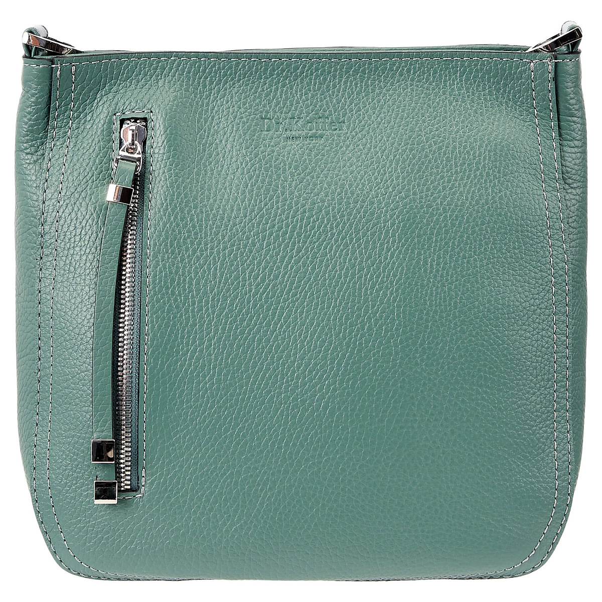 Женская сумка Dr. Koffer из натуральной кожи зеленая