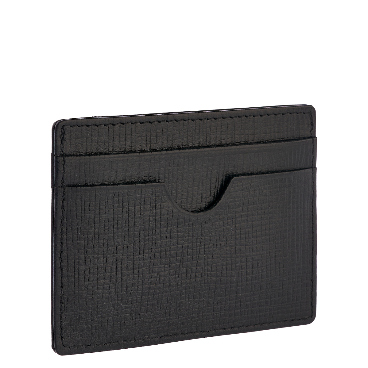 Кредитница Dr.Koffer из натуральной кожи черная