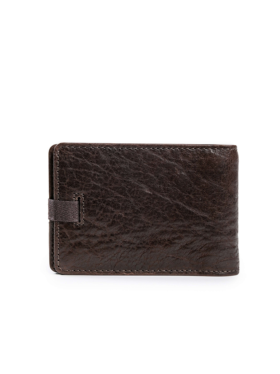 Зажим для денег Dr.Koffer из натуральной кожи коричневый
