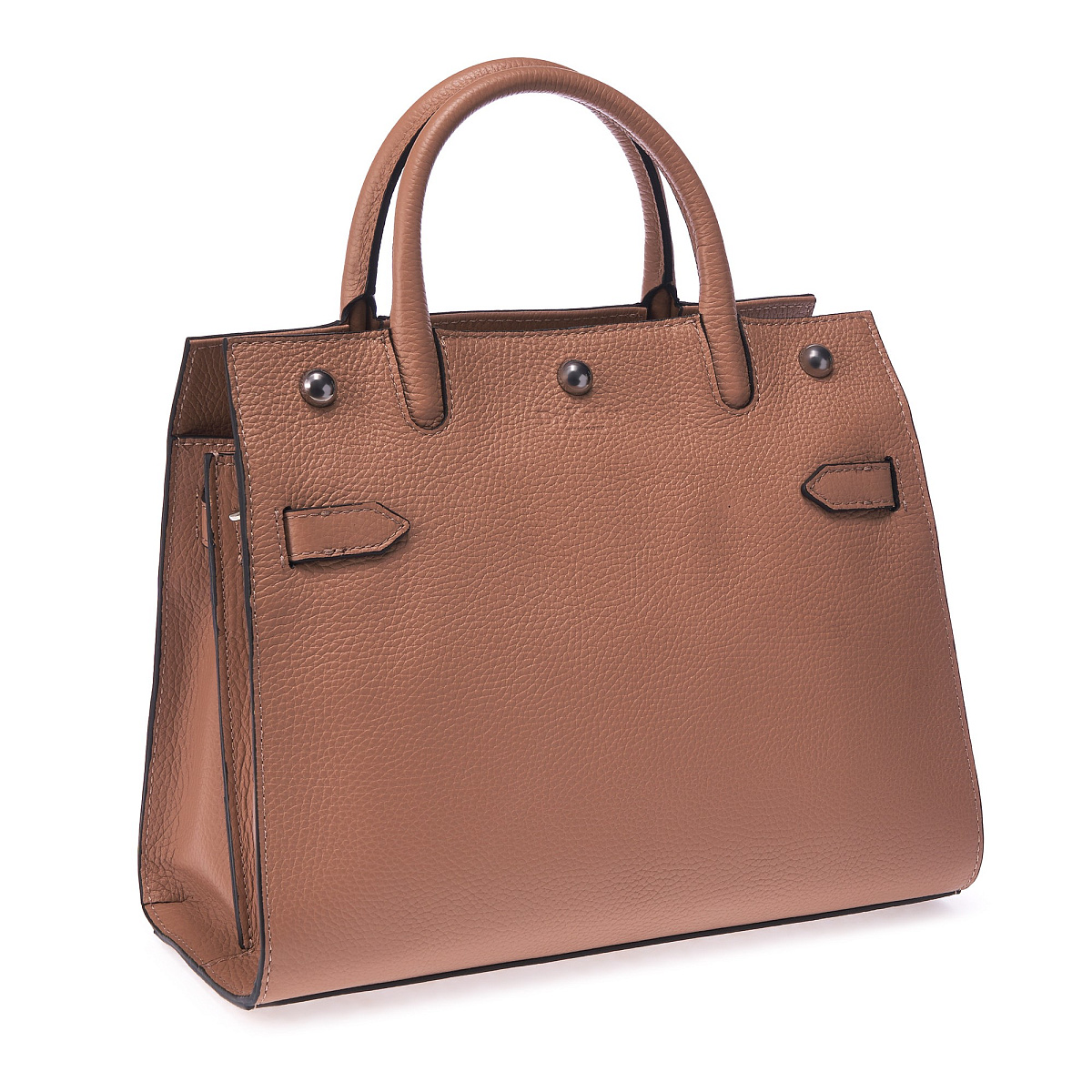 Женская сумка Dr.Koffer из натуральной кожи коричневая