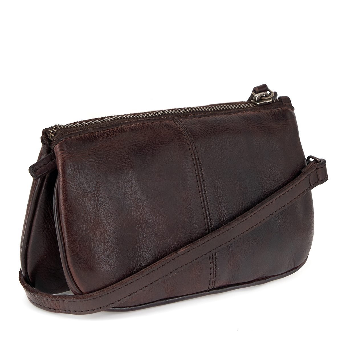 Сумка через плечо Dr.Koffer из натуральной кожи коричневая