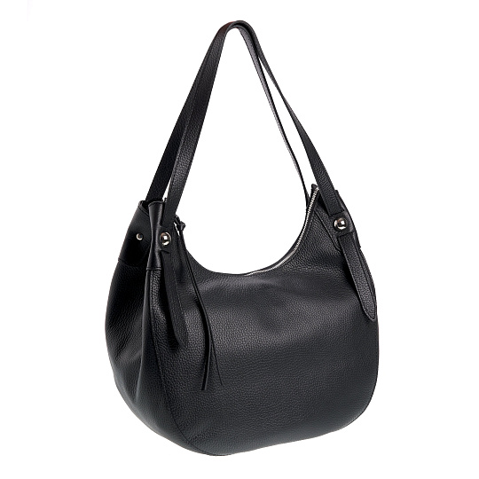 Женская сумка Dr.Koffer из натуральной кожи черная