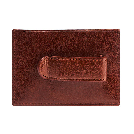 Визитница Dr.Koffer из натуральной кожи светло-коричневая