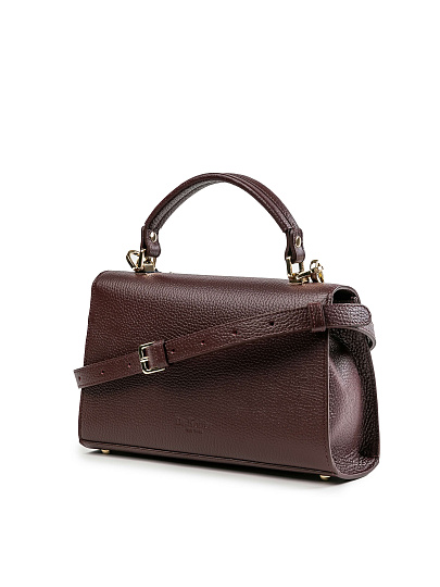 Женская сумка Dr.Koffer из натуральной кожи фиолетовая