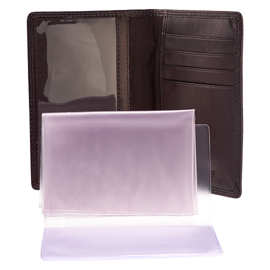 Обложка для автодокументов из натуральной кожи Dr. Koffer