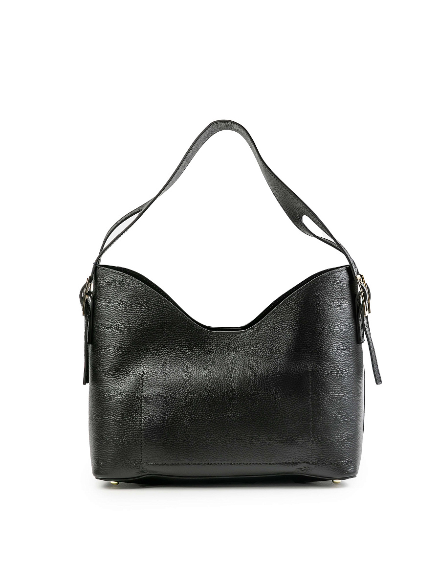 Женская сумка Dr.Koffer из натуральной кожи черная