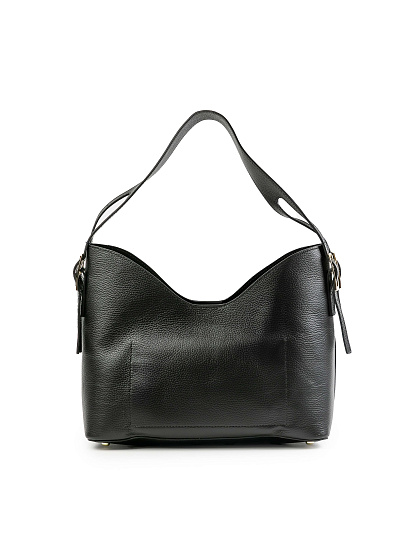 Женская сумка Dr.Koffer из натуральной кожи черная