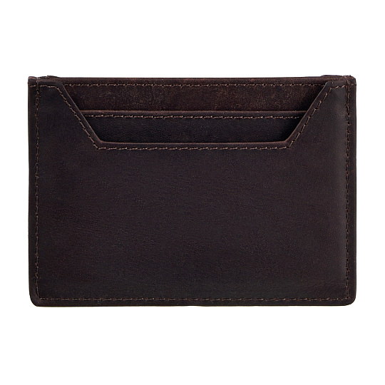 Кредитница Dr.Koffer из натуральной кожи коричневая