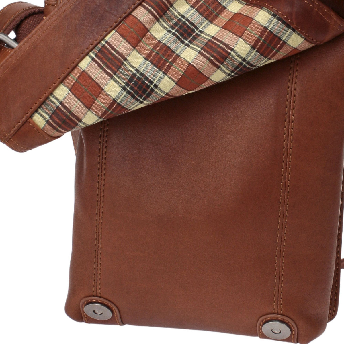 Сумка через плечо Dr.Koffer из натуральной кожи коричневая