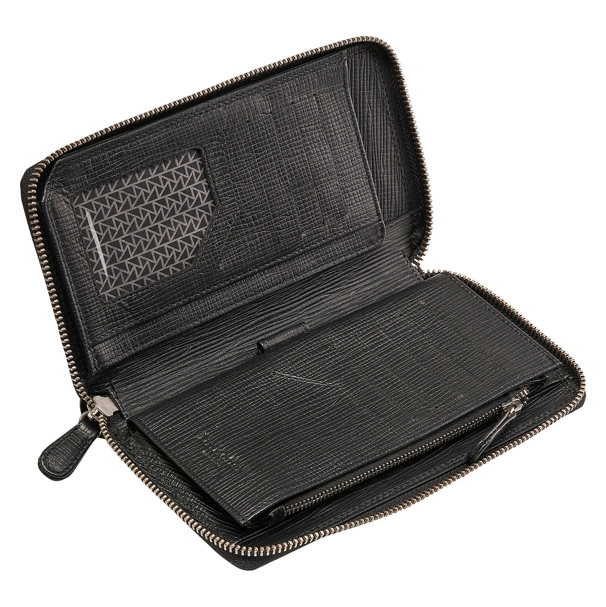 Портмоне Dr.Koffer из натуральной кожи черное