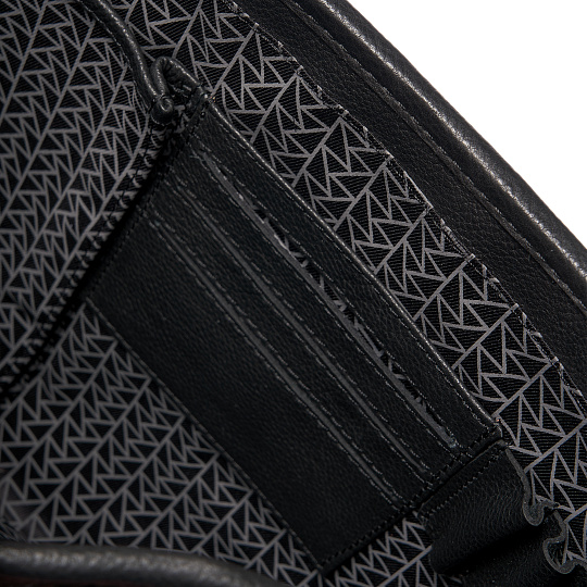 Портфель Dr.Koffer из натуральной кожи черный