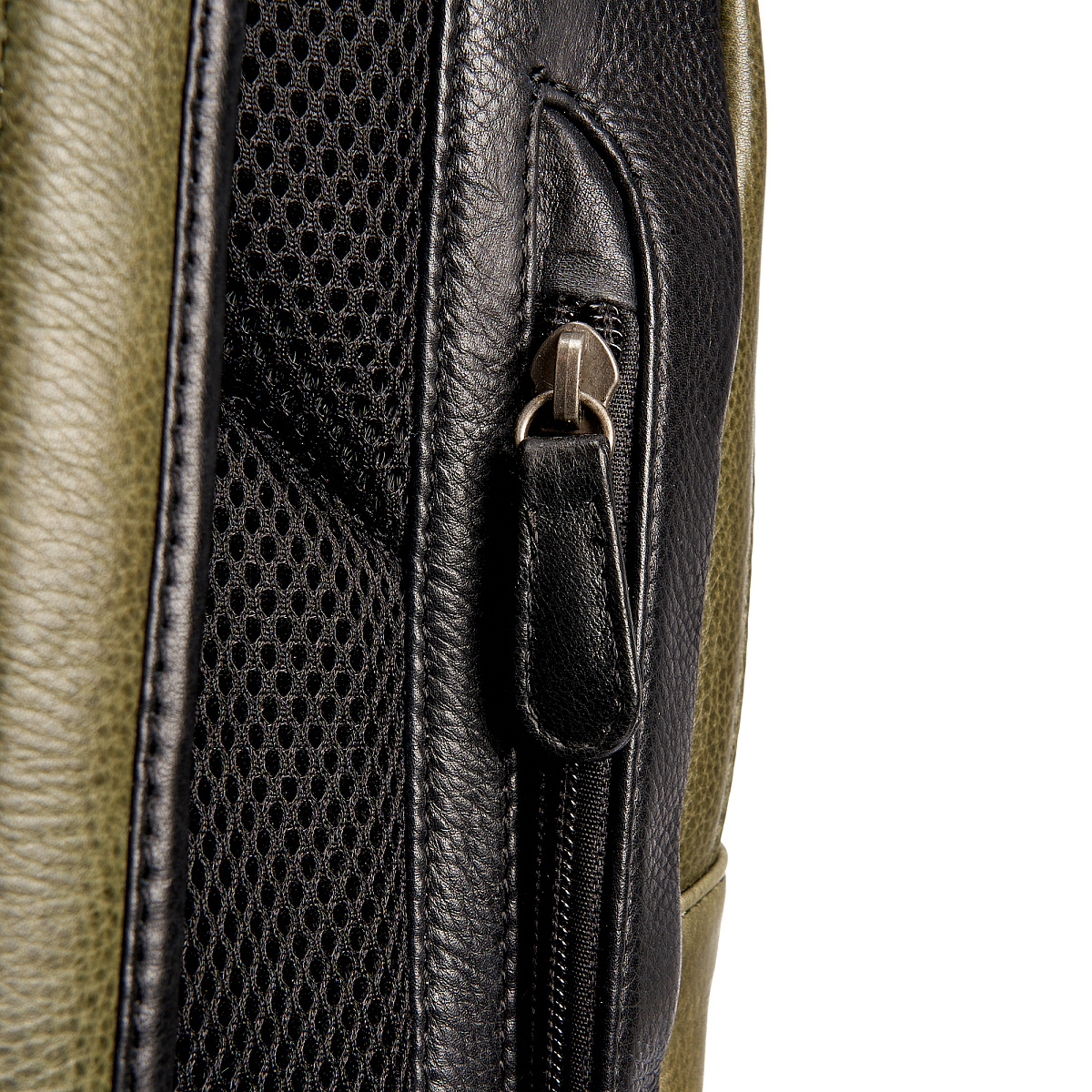 Рюкзак Dr.Koffer из натуральной кожи зеленый