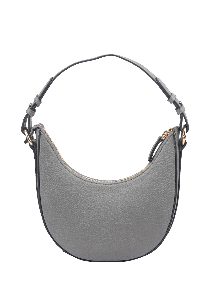 Женская сумка Dr. Koffer из натуральной кожи серая