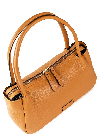 Женская сумка Dr. Koffer из натуральной кожи коричневая