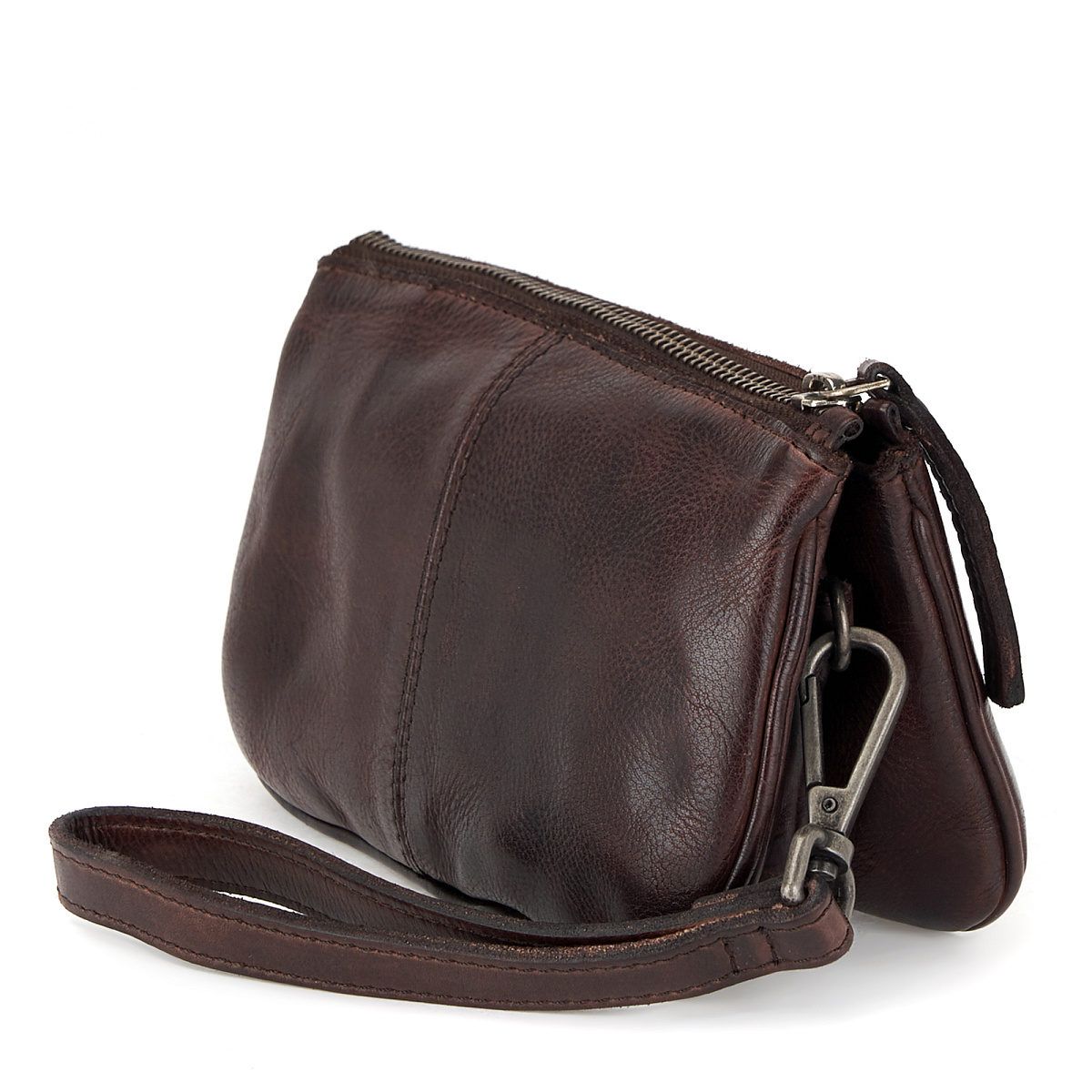 Сумка через плечо Dr.Koffer из натуральной кожи коричневая