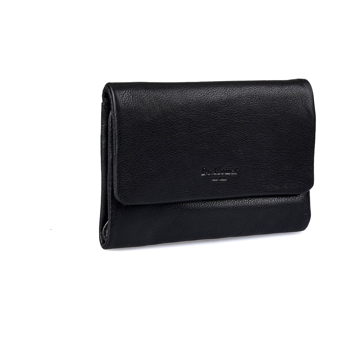 Портмоне Dr.Koffer из натуральной кожи черное