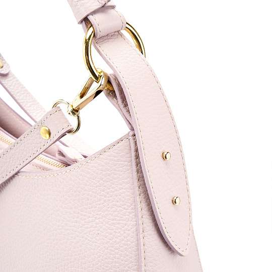 Женская сумка Dr. Koffer из натуральной кожи розовая