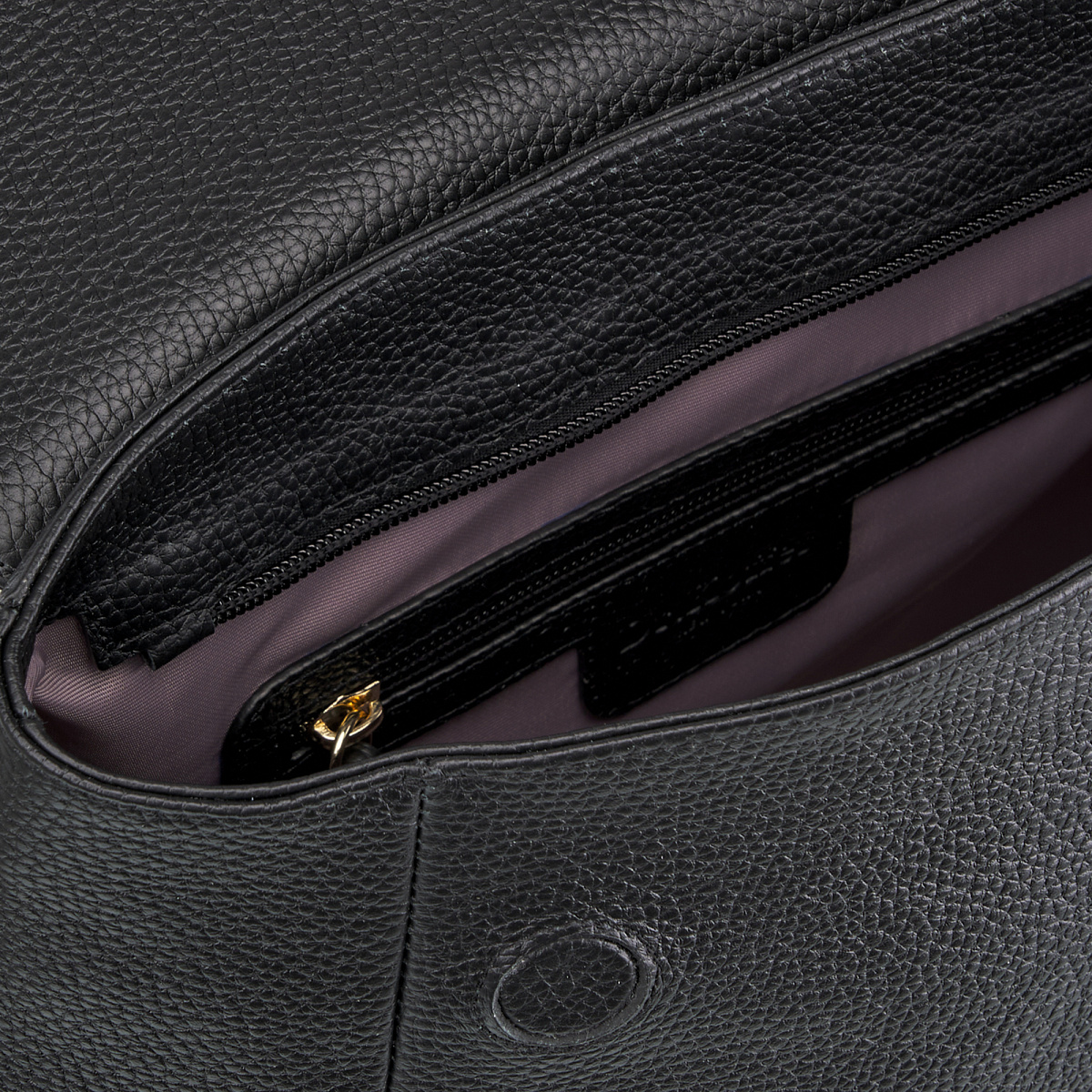 Рюкзак Dr. Koffer из натуральной кожи черный