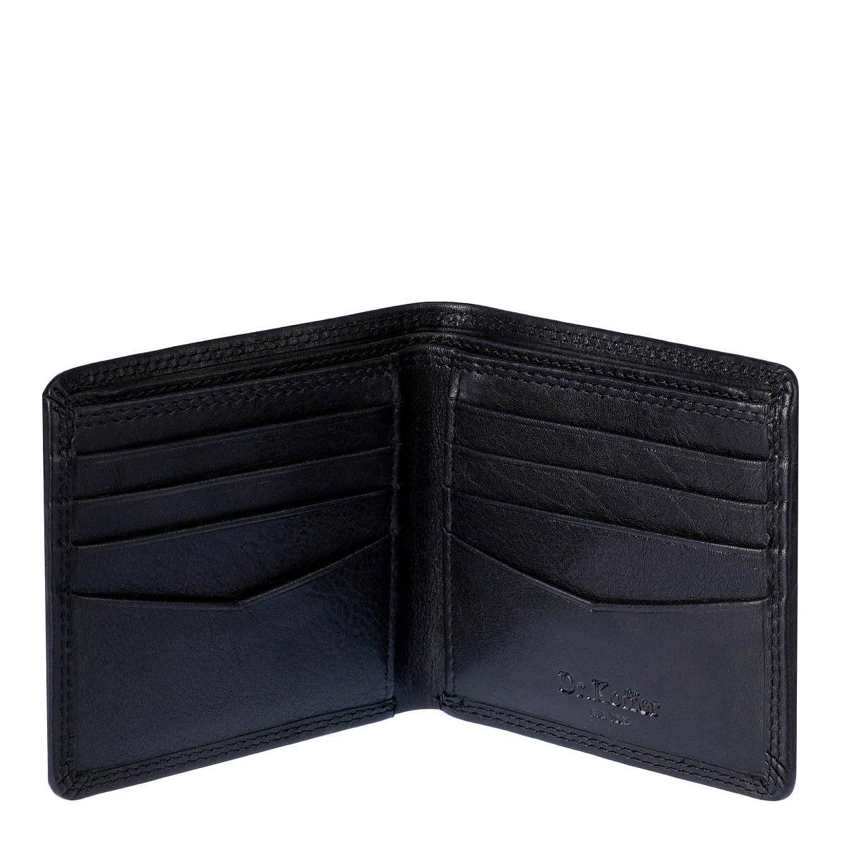 Портмоне Dr.Koffer из натуральной кожи черное
