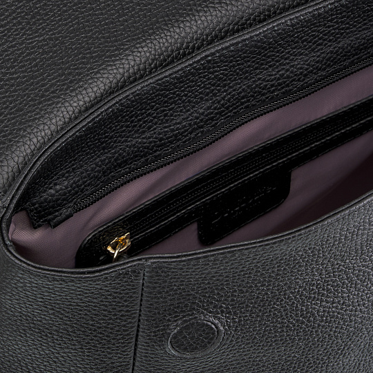 Рюкзак Dr. Koffer из натуральной кожи черный