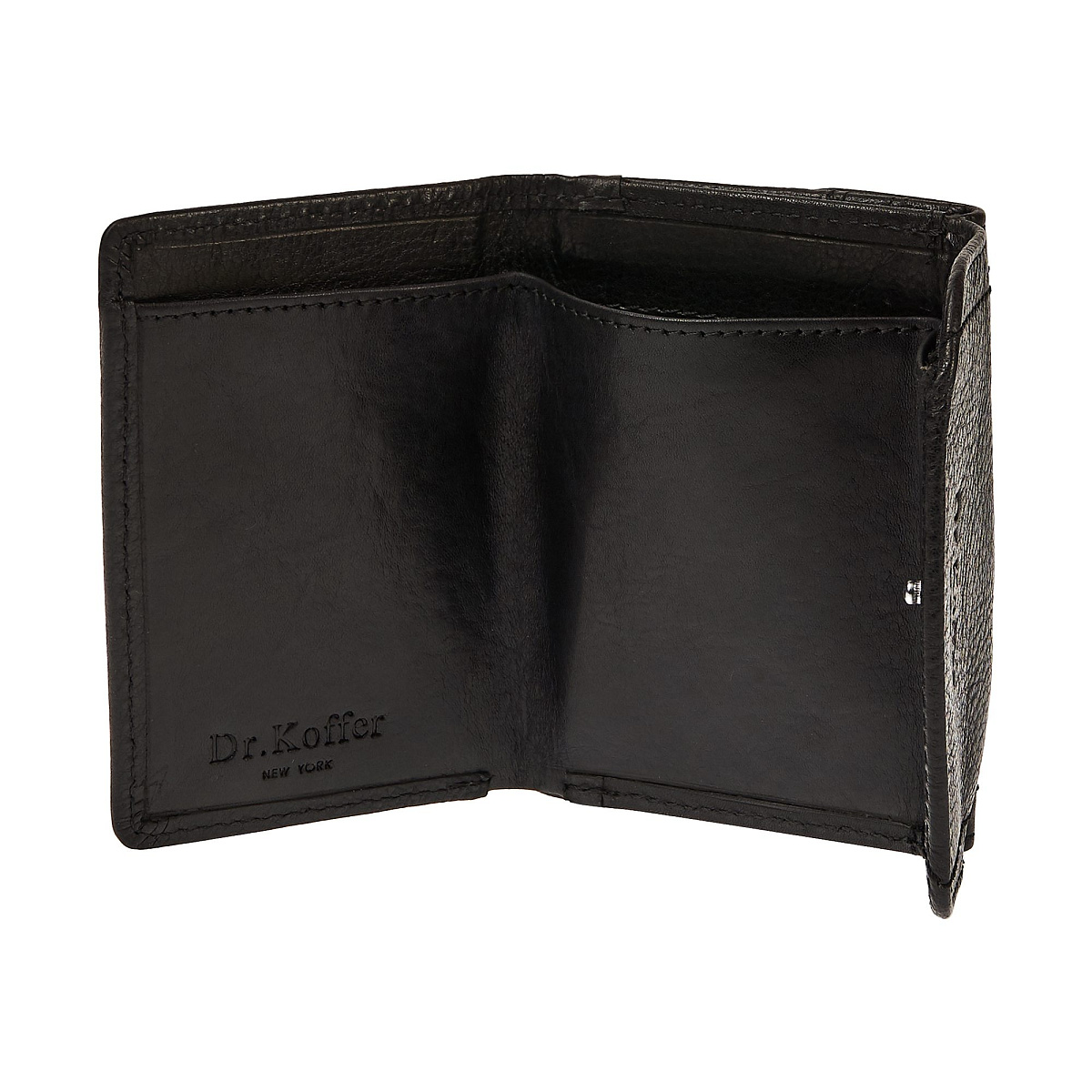 Портмоне Dr.Koffer из натуральной кожи черное