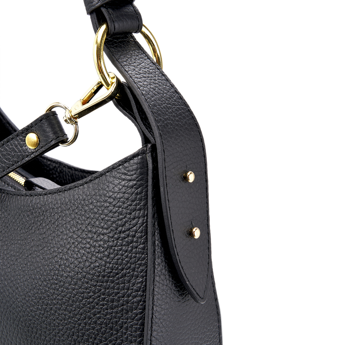 Женская сумка Dr. Koffer из натуральной кожи черная