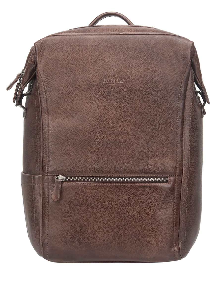 Рюкзак Dr. Koffer из натуральной кожи коричневый