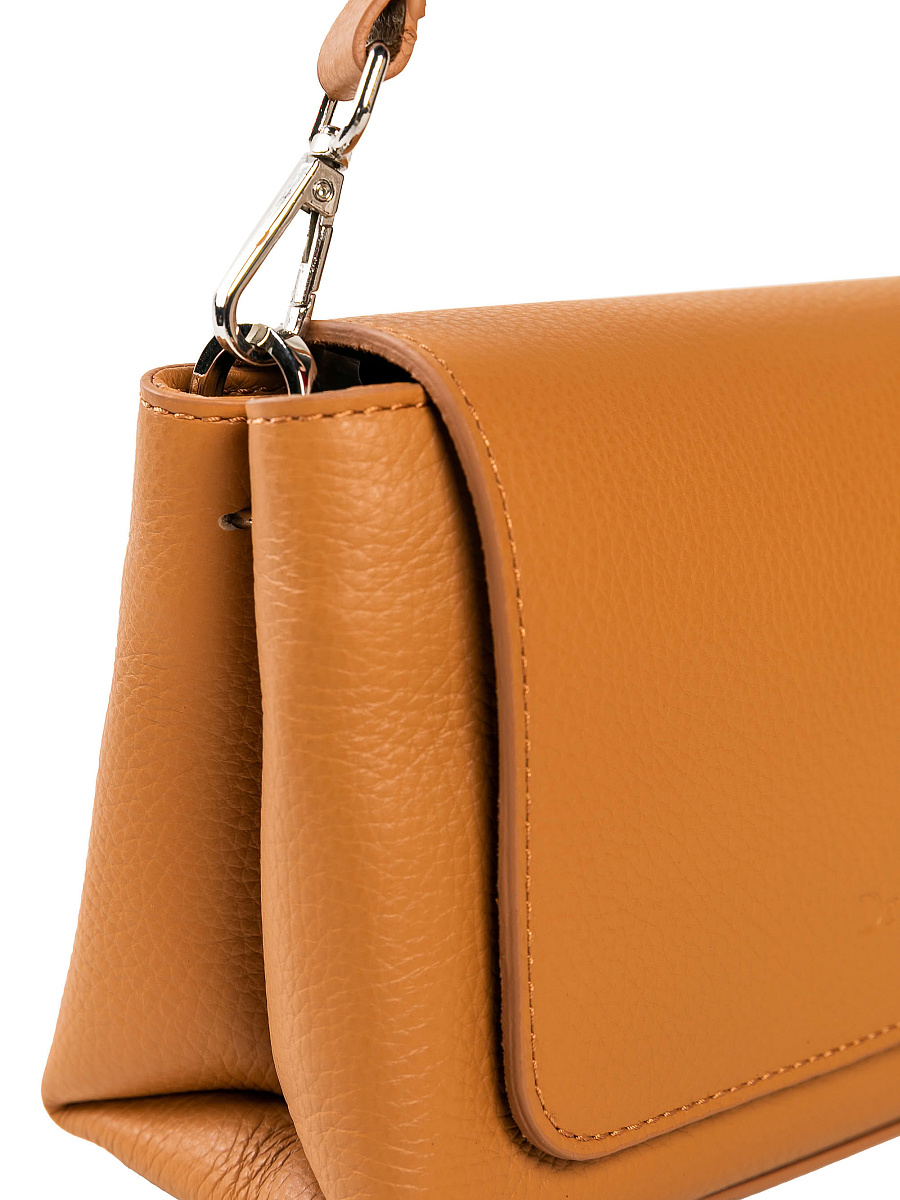 Женская сумка Dr. Koffer из натуральной кожи коричневая