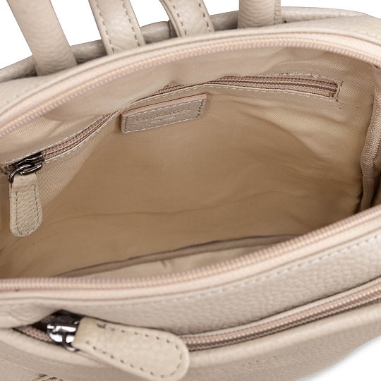 Рюкзак Dr.Koffer из натуральной кожи белый