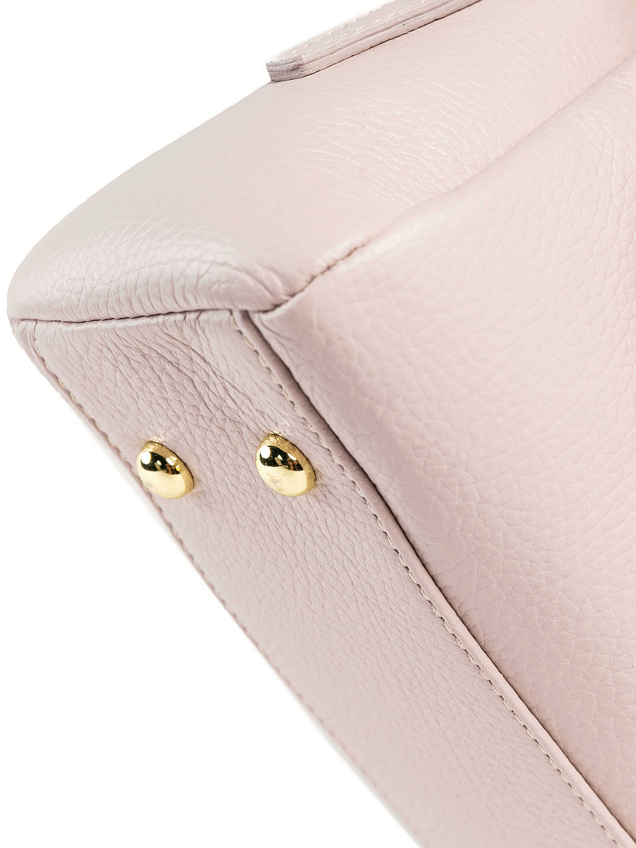 Женская сумка Dr. Koffer из натуральной кожи розовая