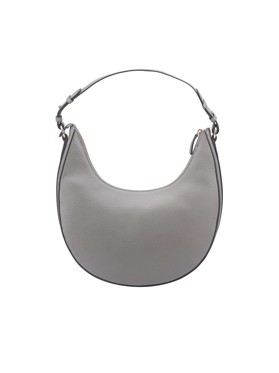 Женская сумка Dr. Koffer из натуральной кожи серая