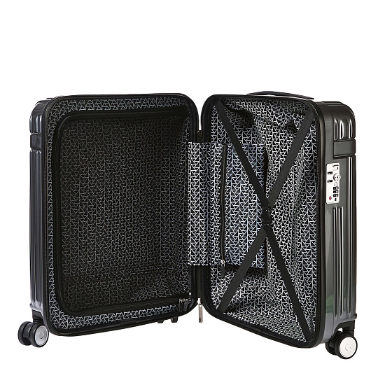 Чемодан на колесах S Dr.Koffer АБС (abs) пластик серый