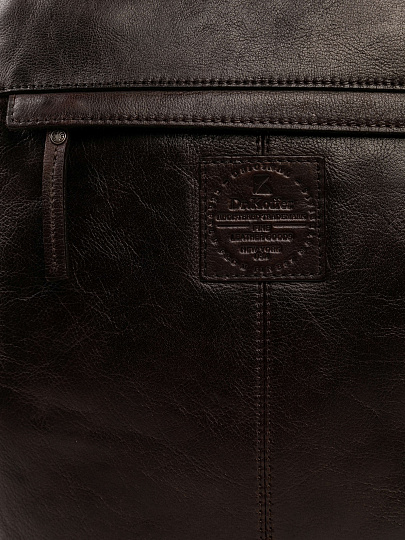 Сумка через плечо Dr.Koffer из натуральной кожи коричневая