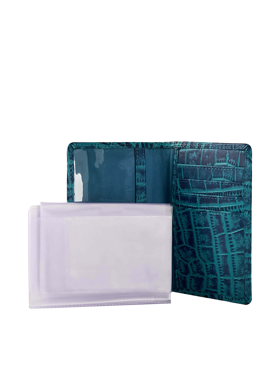 Обложка для паспорта/автодок из натуральной кожи Dr. Koffer