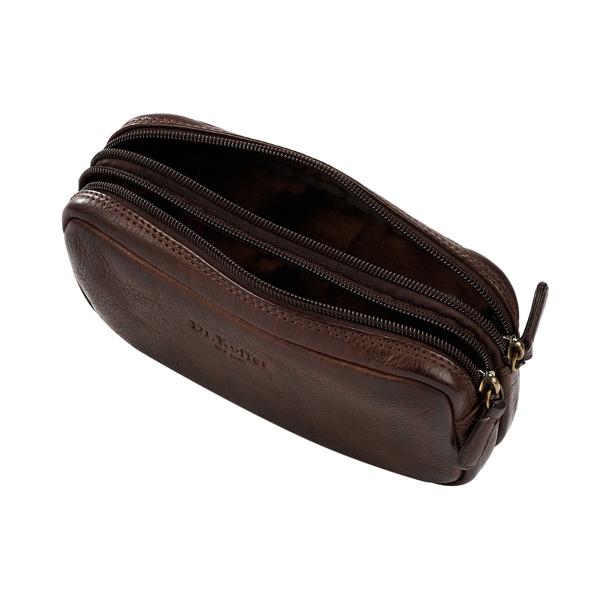 Несессер Dr.Koffer из натуральной кожи коричневый
