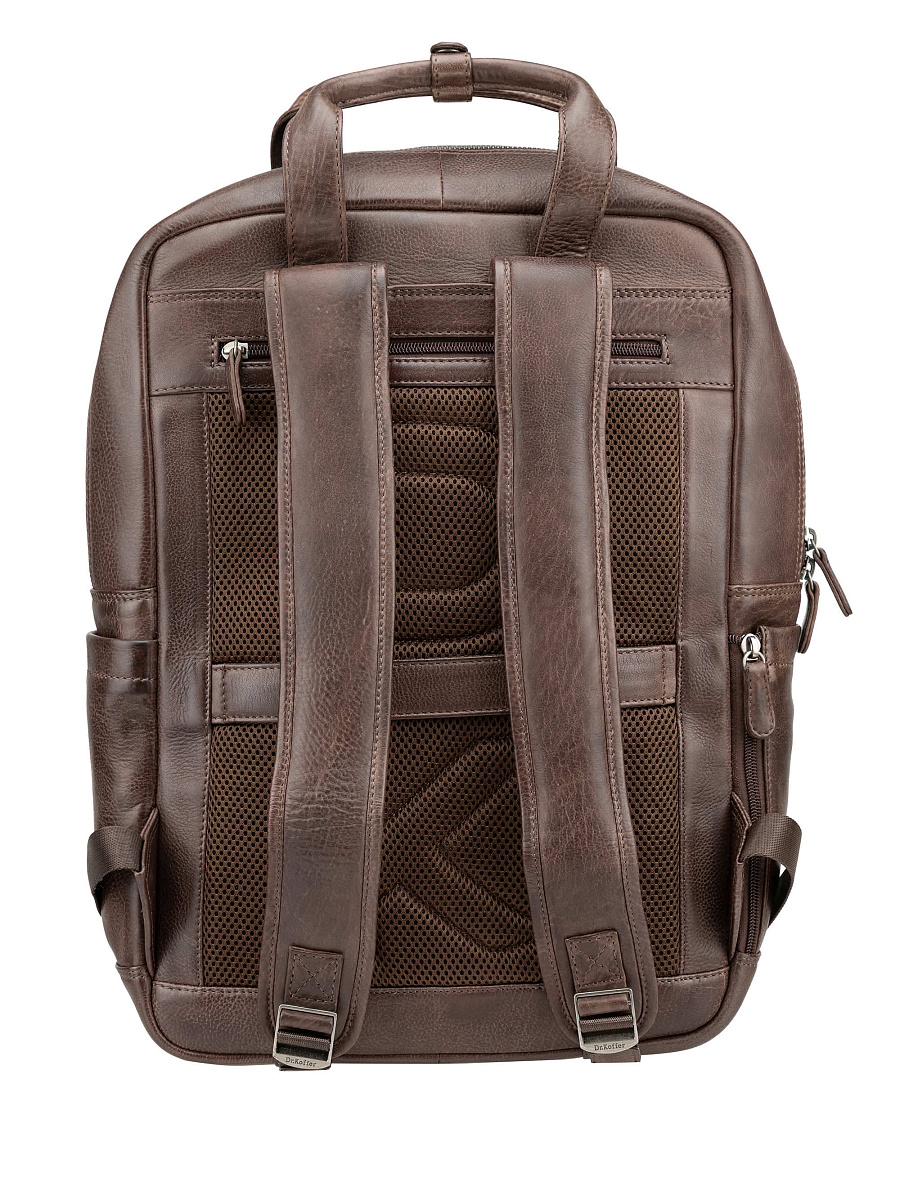 Рюкзак Dr. Koffer из натуральной кожи коричневый