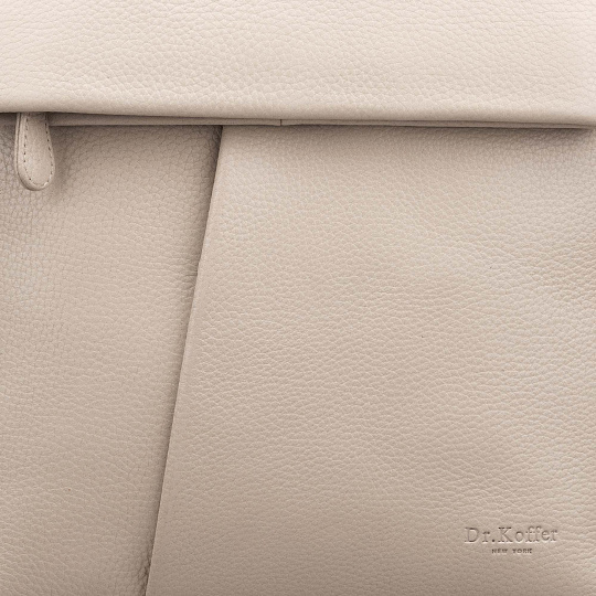 Рюкзак Dr.Koffer из натуральной кожи белый
