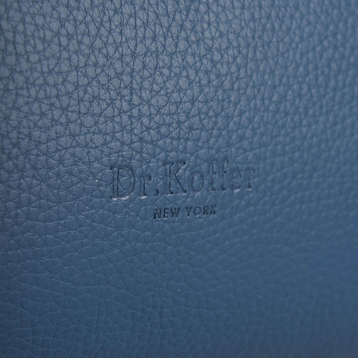 Женская сумка Dr. Koffer из натуральной кожи синяя