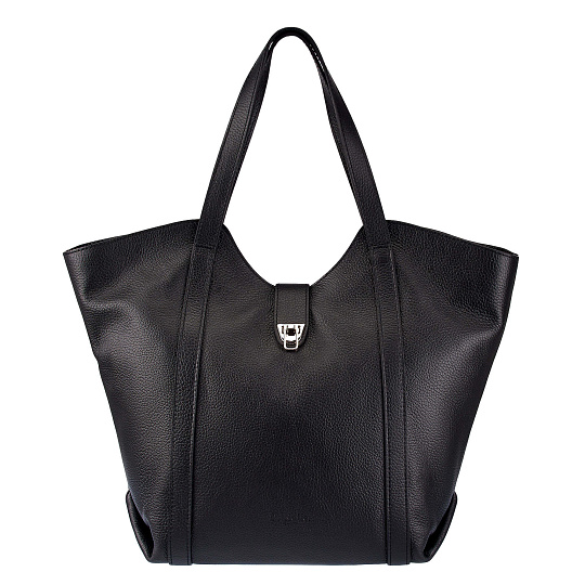 Женская сумка Dr. Koffer из натуральной кожи черная