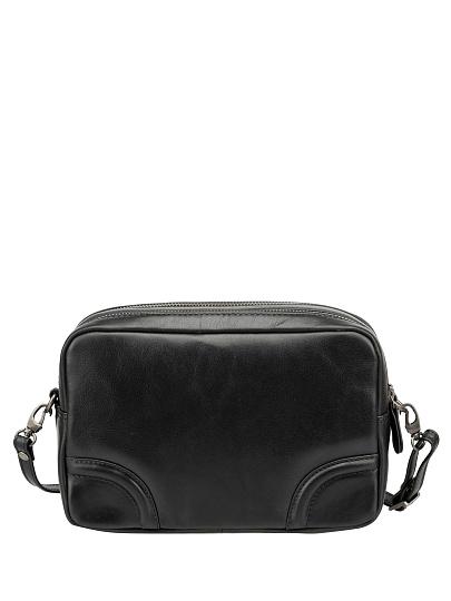 Сумка-визитка Dr. Koffer из натуральной кожи черная